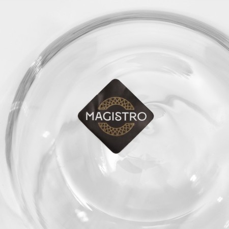 Glass glass with double walls Magistro "Old Fest", 350 ml-4