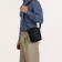 Male bag with lightning, black color