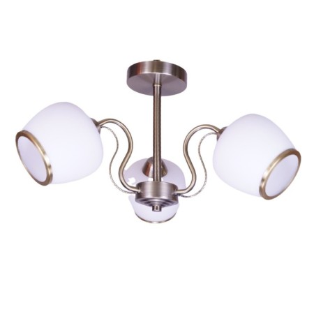 Lamp Ceiling Economy Highlight 12133/3AB WT, 3x40W, E27, 28x52x52 cm, bronze color