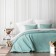 Bedspread with pillowcases "onions", size 160x220 cm, blue color