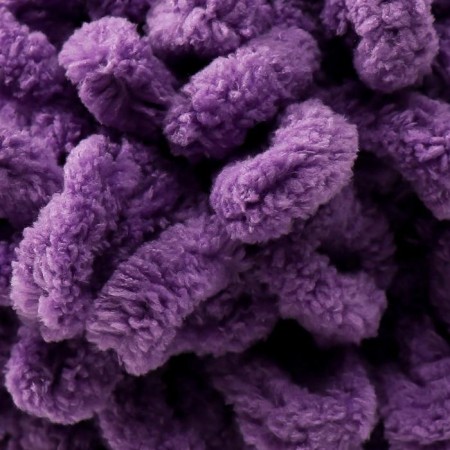 Yarn "Puffy" 100 % micropoliester 9m/100g (437 lilac)-2