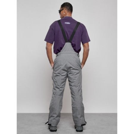 Semi -combinezone ski insulated male winter, size 48, color gray color-4