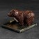 Souvenir "Brown Bear", 5x5x4 cm, coil, gypsum, mix
