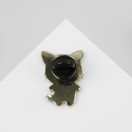 Icon "Koteychka", black and white color in gold-3