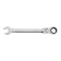 The key combined cross -ching hinged tundra, CRV, polished, 72 teeth, 14 mm