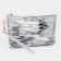 Lightning cosmetic bag, gray color