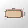 Crafts' price tags are self -adhesive, set of 10 sheets, 7 × 14 cm, beige color