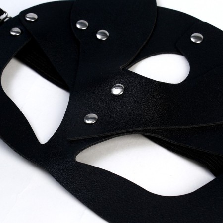 Carnival mask "cat", black color-4