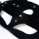 Carnival mask "cat", black color