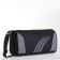 Sports bag with lightning, long belt, black/gray color