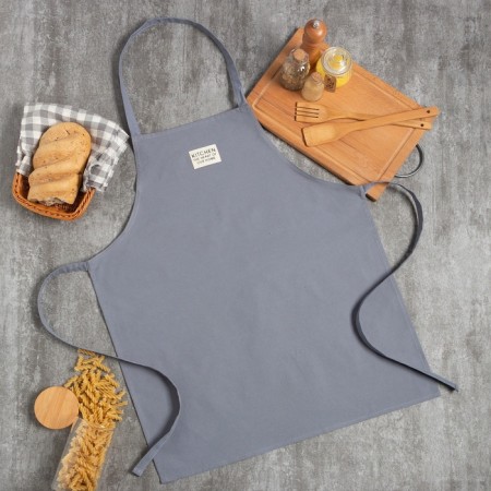 Apron Ethel Kitchen 60x70 cm, col. Blue, 100% HL, sarzha 220 g/m2-3
