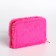 Children's wallet with a zipper, pink color