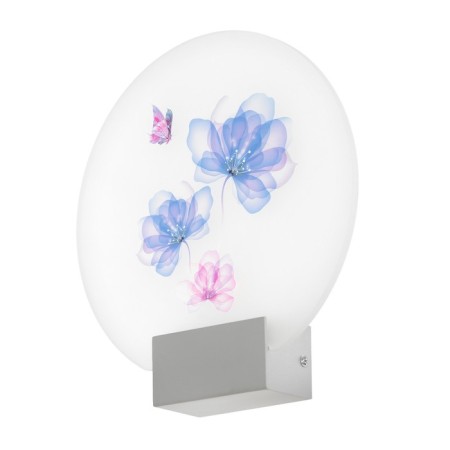 Sconces "Flowers and butterflies" LED 6W 4000k white 24x6x24 cm