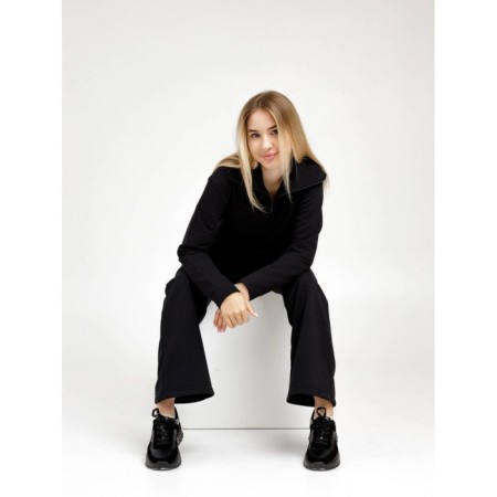 Women's suit BE Brave, size 46, black color-13