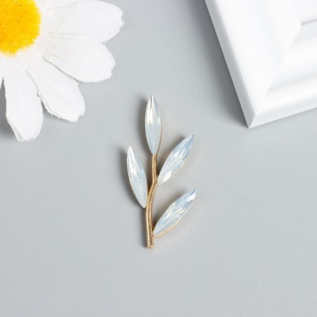 Decor for creativity Metal "Ventka with leaves" Parovature 3.6x1.5 cm