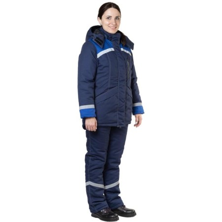 Women's jacket is warm, blue, size 56-58, height 170-176-1
