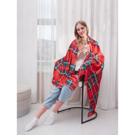 Shotlandiya plaid, size 200x220 cm-4