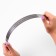 The line is metallic, spring, 50 cm, thickness 0.8 mm