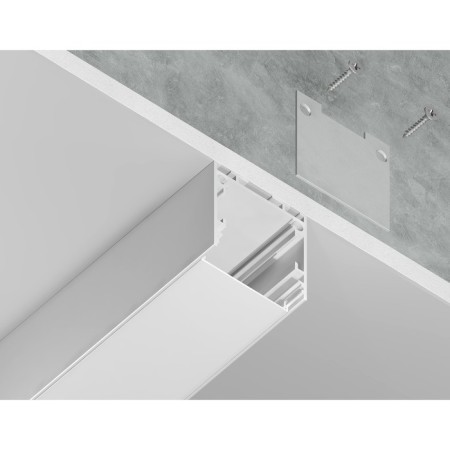 Profile aluminum overhead/suspended Ambrella Illumination Profile System, GP2500wh, 2000x25x25 mm, white, matte dial-3