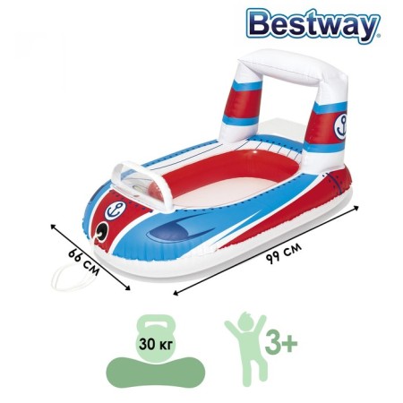 Board of inflatable "Transport", from 3-6 years, color mix, 34106 Bestway-2