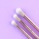 Set of brushes "Tenderness", 19 × 8 cm, 5 pcs