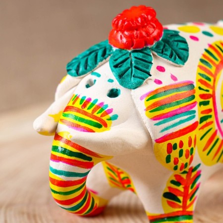 Filimonovskaya toy "Elephant" 10 cm-4