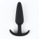 Anal traffic jam-hoods, without vibration, silicone Soft-Touch, 26 x 100 mm, black