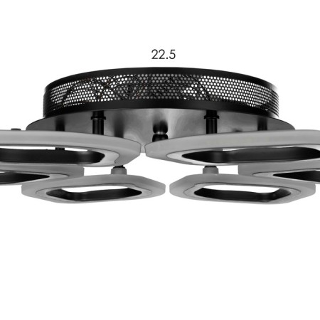 Causteen with PDU 59112/6 LED 96W 3000-6000K Dimmer black 59.5x59.5x7.5 cm Bayerlux-8