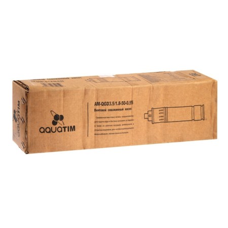 Tim AM-QGD3.5/1.8-50-0.55, screw, 550W, pressure 50m, 58 l/min, cable 20m-3