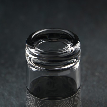 Set of drinking Jungle, 7 items: Capherine 500 ml, stack 6 × 50 ml, with engraving and spraying, Silver spraying color-2