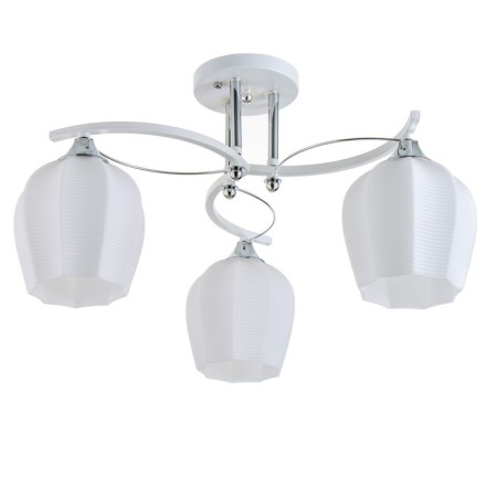 Svetogor chandelier "Structure" 3x60W E27 white 51x51x29cm-1