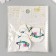 Decor for creativity wood "Circle. Hummingbirds on a branch" d = 3 cm
