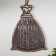 Decorative wood hooks "Coffee bag" 23.5x18x2.8 cm