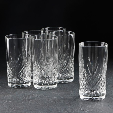 A set of high glass glasses "Salzburg", 380 ml, 6 pcs