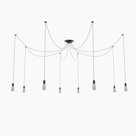 Lamp "Spider" black 8x40W E27 80x80x90 cm Bayerlux