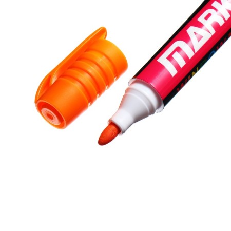 A set of chalk markers for glass, 7 colors, LED-4