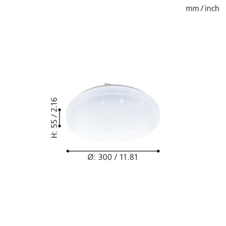 Frania-a lamp, 1x12W LED, 2700-6500K, 1050LM, white color-1