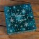 Box for 8 sweets + chocolate, with a window, "snowflakes", 17.7 x 17.85 x 3.85 cm