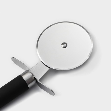 A knife for pizza and dough "Neo", 20 cm, Soft-Touch pen, black color-3