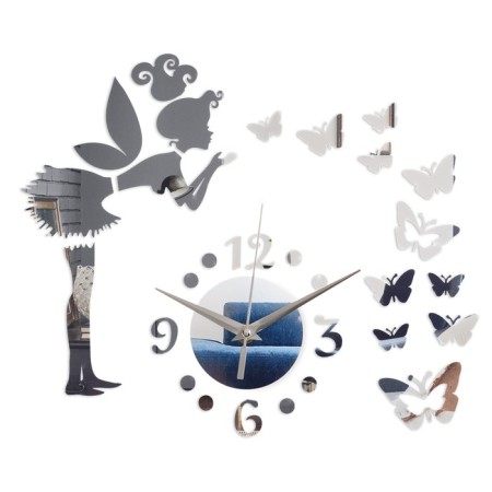 Walls Wall Interior, Children, 3D "Fairy with butterflies", sticker, large, 60 x 60 cm-3