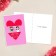 Middle postcard "My half", 12 x 18 cm
