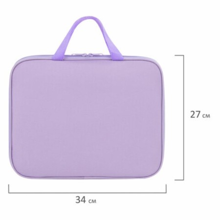 Lightning folder with handles Staff EVERYUDAY A4, polyester, pale violet, 272185-5
