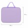 Lightning folder with handles Staff EVERYUDAY A4, polyester, pale violet, 272185