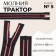 Lightning "Tractor", No. 5, detachable, castle machine, 60 cm, black/red/white color