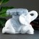 Figure - stand "Elephant Lying" Antik, 26x42x22cm