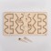 Puzzle interhemispheric board "Butterfly and waves"