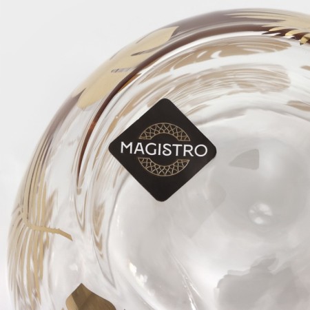 Glass mug with double walls Magistro "Duo. Tropics ", 160 ml, 12.5 × 9 × 7.5 cm-5