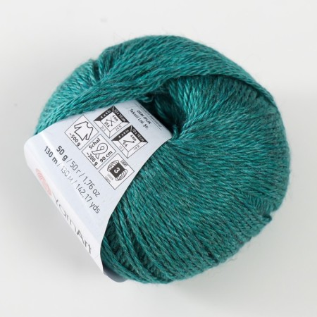 Yarn "Milano" 8%alpaca, 20%wool, 8%viscose, 64%acrylic 130m/50g (873 emerald)-1