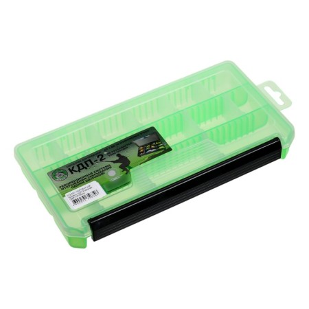 Box for baits KDP-2, 23 x 11.5 x 3.5 cm, green