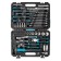 Tool set GROSS 14156, 76 items, 120 teeth, CRV 1/4 ", 1/2"